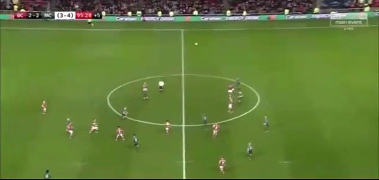 Kevin De Bruyne Goal ~ Bristol City vs Manchester City 2-3 /23/01/2018 EFL Cup