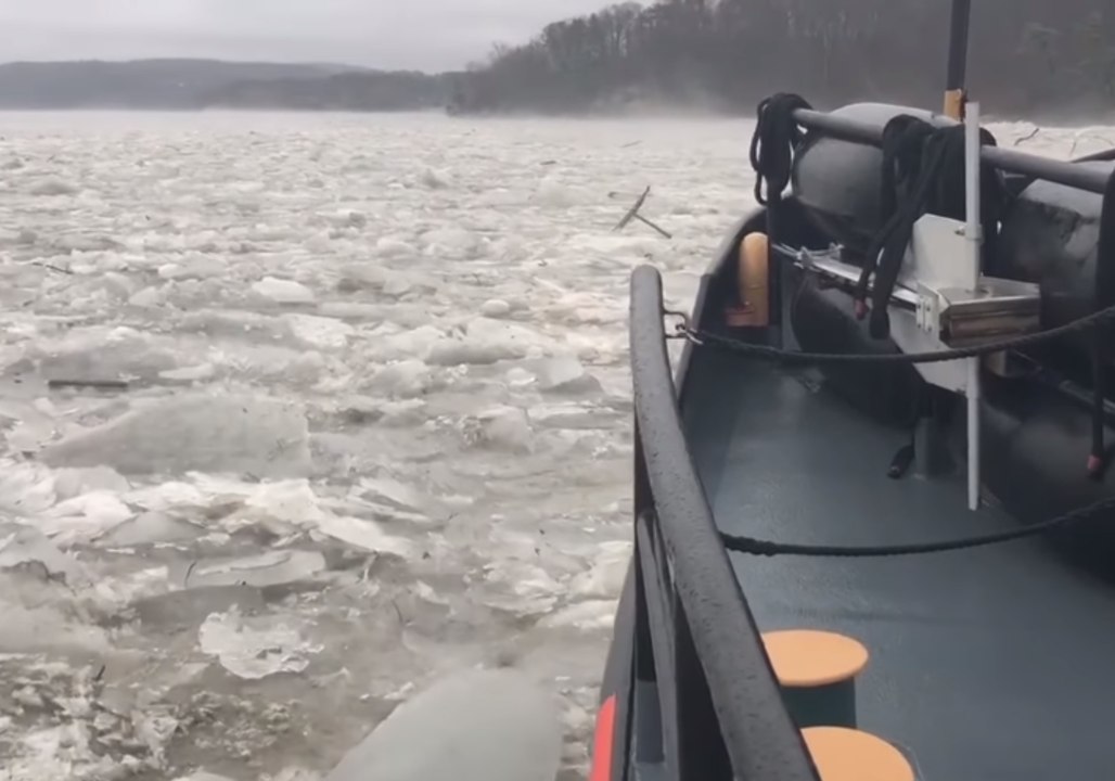 Ice Cutters Arrive to Clear Ice Jams on Connecticut River