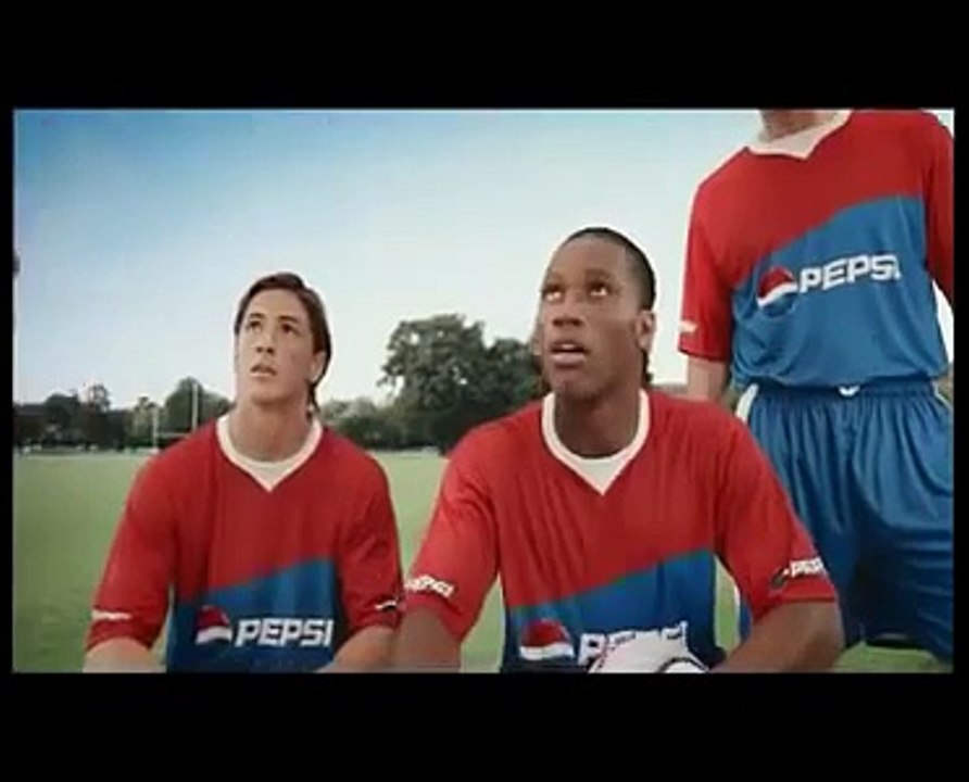 Lampard Drogba Torres Advertisement Pepsi Cricket VS Football