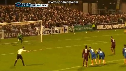 Résumé Stade Briochin - RC Lens but Cristian Lopez