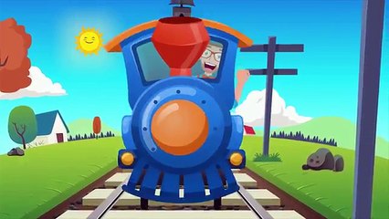 Educational Trains for Kids | Blippi Train Song and more!