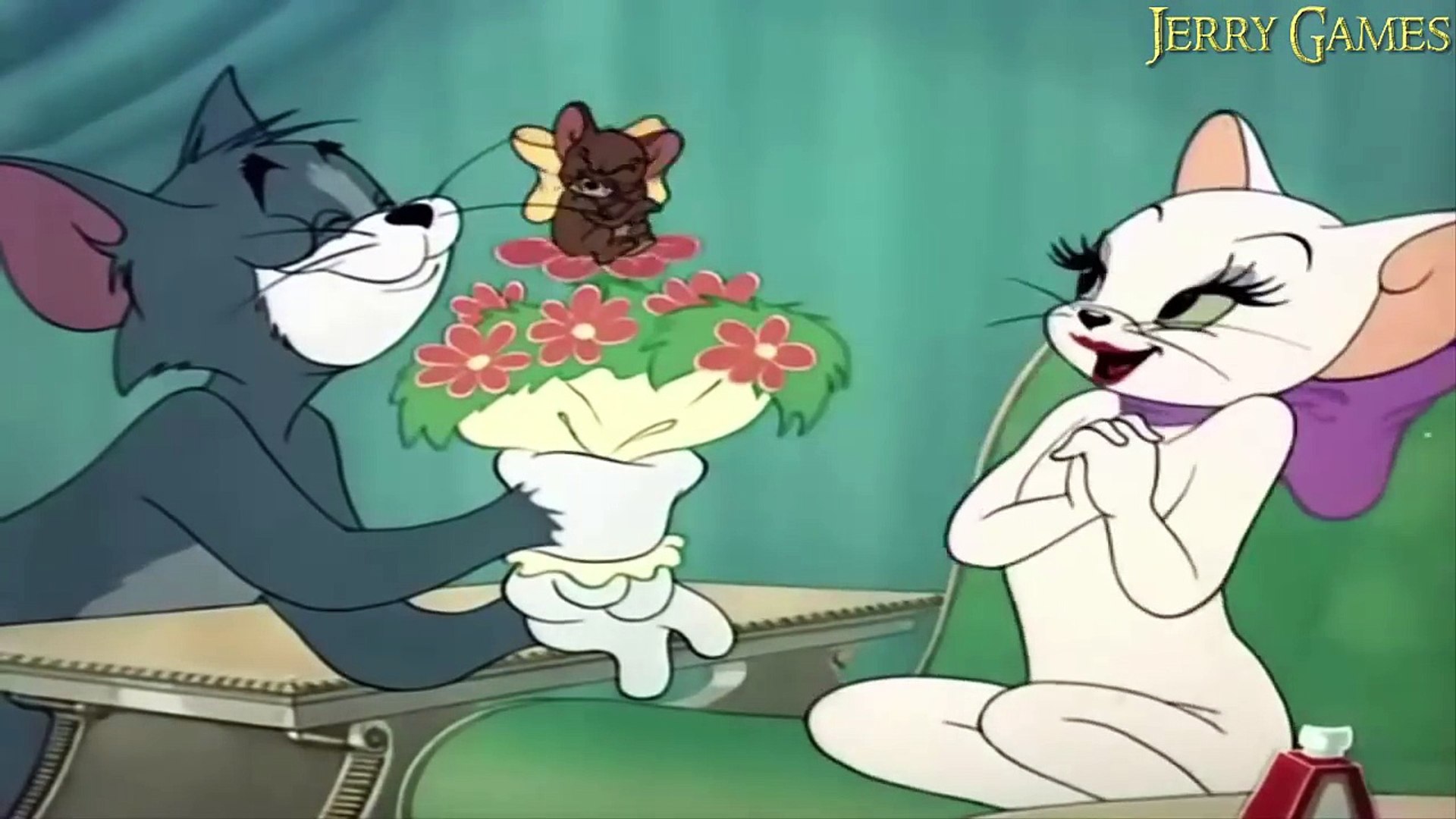 Tom and Jerry Full Episodes | Casanova Cat (1951) Part 1/2 - (Jerry Games)  - video Dailymotion