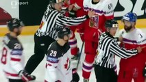 MS 2017 - Radko Gudas strong punched teammate Giroux (5.5.2017 - FIGHT CZE vs. CAN)