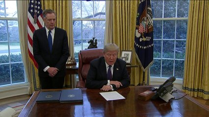 Trump: la renegociación del TLCAN avanza "bastante bien"