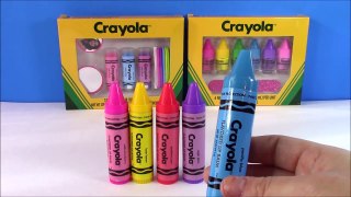 Crayola Crayon Beauty! Crayola Lip Balm Scented Nail Polish! Baby Alive gets Hair COLOR!