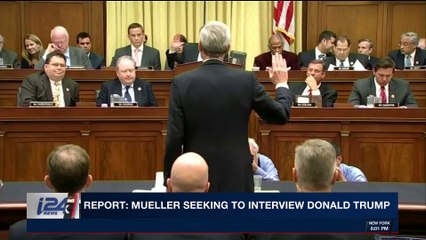 i24NEWS DESK | Report: Mueller seeking to interview Donald Trump | Tuesday, January 23rd 2018
