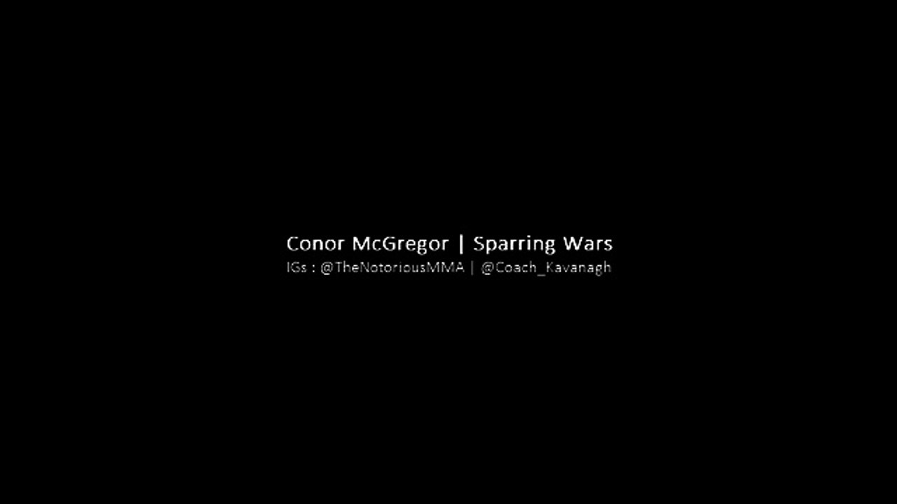 Conor McGregor | SPARRING WARS