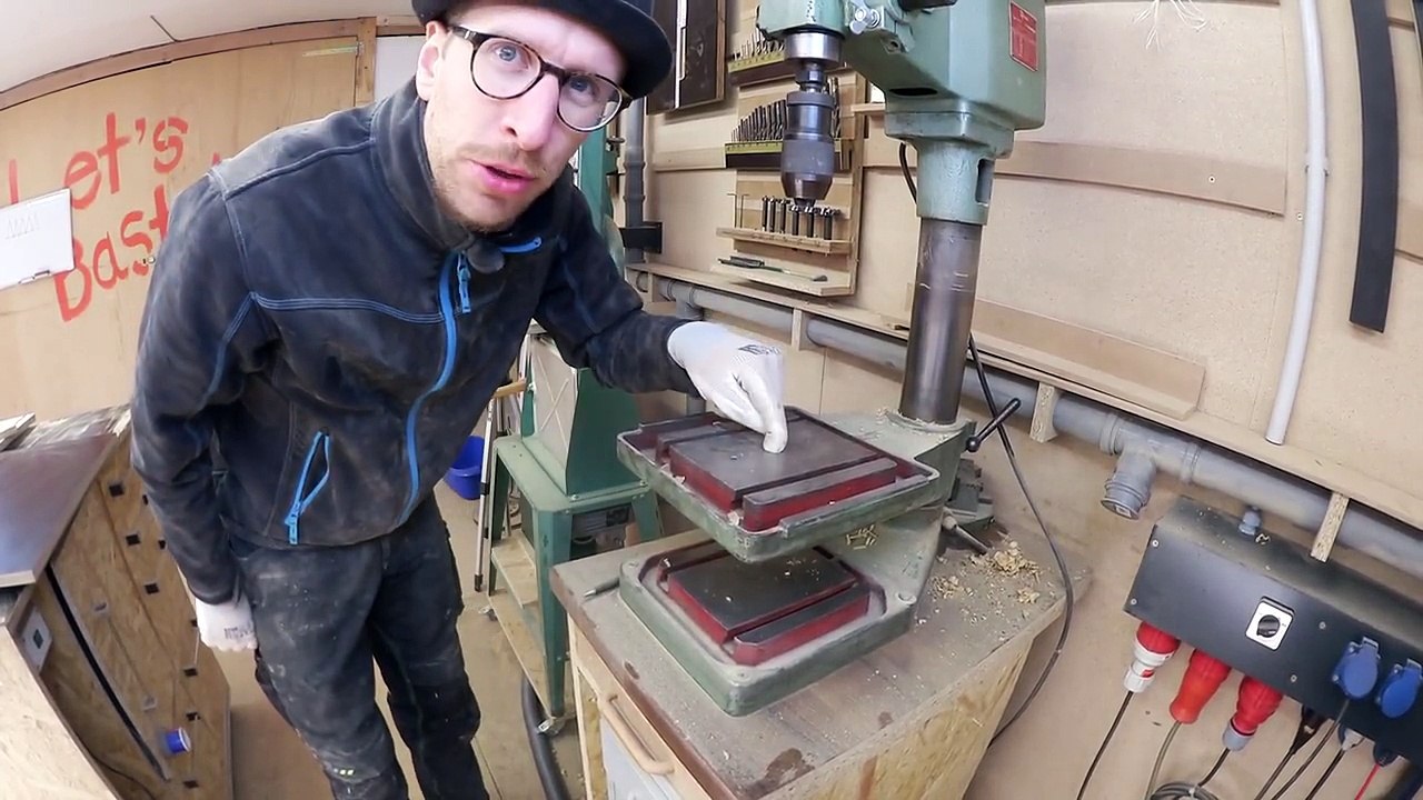 (1/2) Nützlicher Bohrtisch für die Tischbohrmaschine/Standbohrmaschine