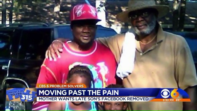 Mom of Man Killed in Shooting Struggling to Get His Facebook Page Taken Down