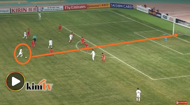 Tendangan padu jarak jauh Ganiev gegar gawang gol Korea Selatan