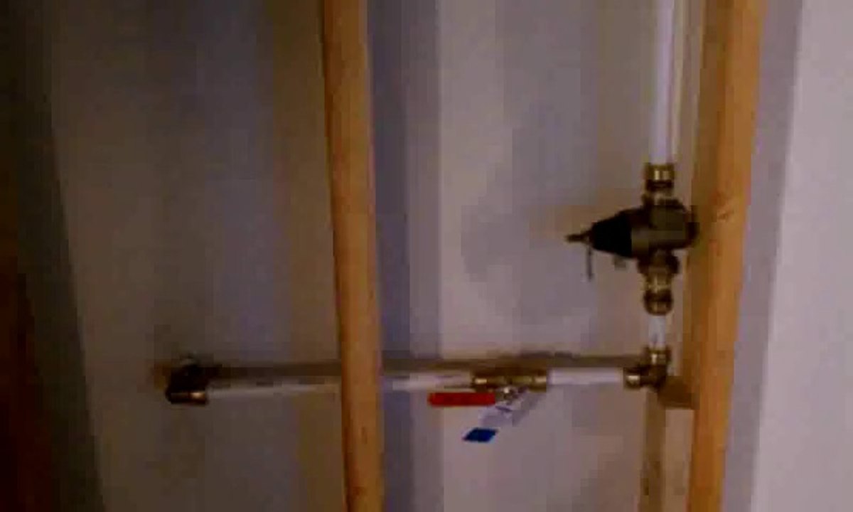 Basement main water supply replacement with PRV