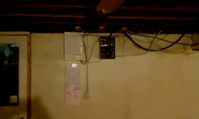 Basement electrical walkthrough-before state