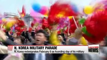 North Korea planning military parade on eve of PyeongChang Olympics