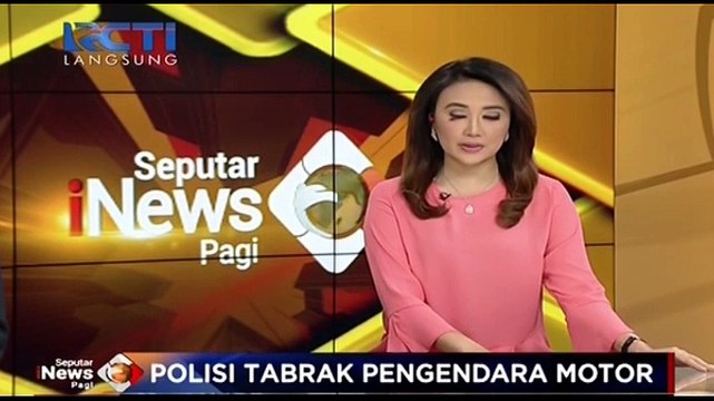 Diduga Terobos Lampu Merah, Mobil Polisi Tabrak Motor di Tangerang
