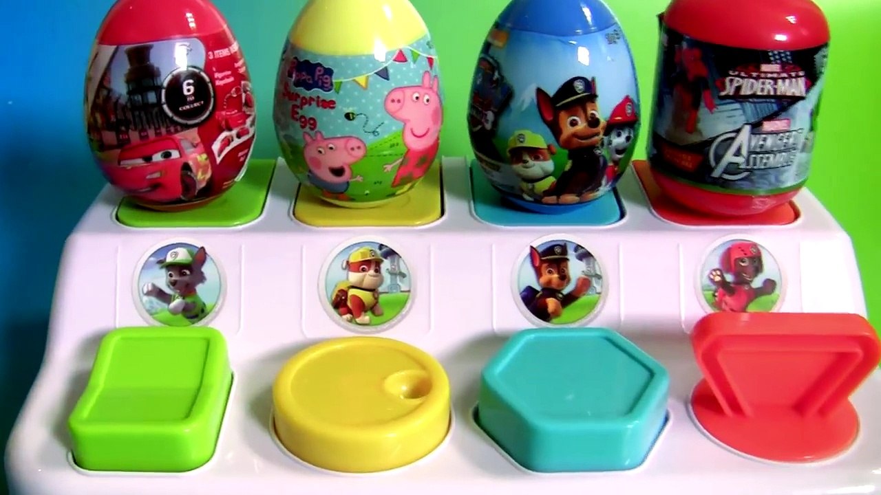 Nickelodeon Paw Patrol Pop-Up Pals HUGE Toys SURPRISE Learn COLORS Rocky Zuma Ru