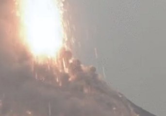Lava Fountaining at Mayon Volcano 'Reaches Height of 600 Meters'