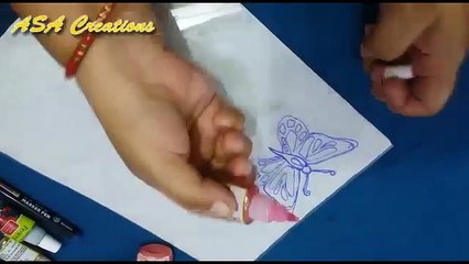 DIY - Make beautiful Butterfly Stic-on