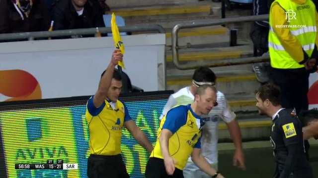 London Wasps v Saracens - 2nd half - RD 13 - Aviva Premiership 2018