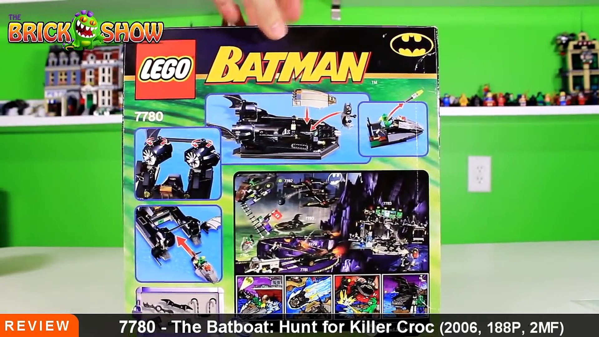 Lego Batman The Batboat Hunt For Killer Croc Review Set 7780 Video Dailymotion