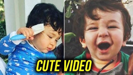 CUTE Taimur Ali Khan COMBS His Hair | Kareena Kapoor | Saif Ali Khan | Baby Videos