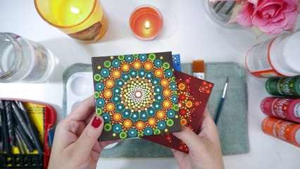Easy Mandala Dot Painting Tutorial