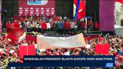 Descargar video: i24NEWS DESK | Venezuelan president blasts Europe over sanctions | Tuesday, January 23rd 2018