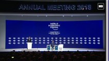 Trudeau takes shot at Trump protectionism at Davos forum