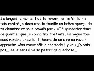 une lettre pour toi