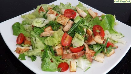 Tải video: ВКУСНЫЙ ЛЕГКИЙ САЛАТ С КУРИЦЕЙ И СУХАРИКАМИ Простой Салат На Ужин - GREEN SALAD WITH CHICKEN RECIPE