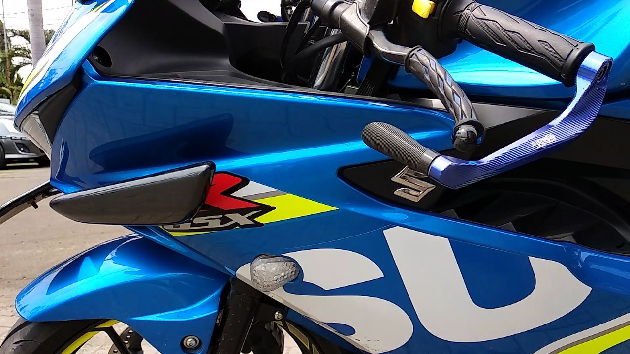 Modifikasi Suzuki GSX R150 Big Cover Body Belakang Like Moge