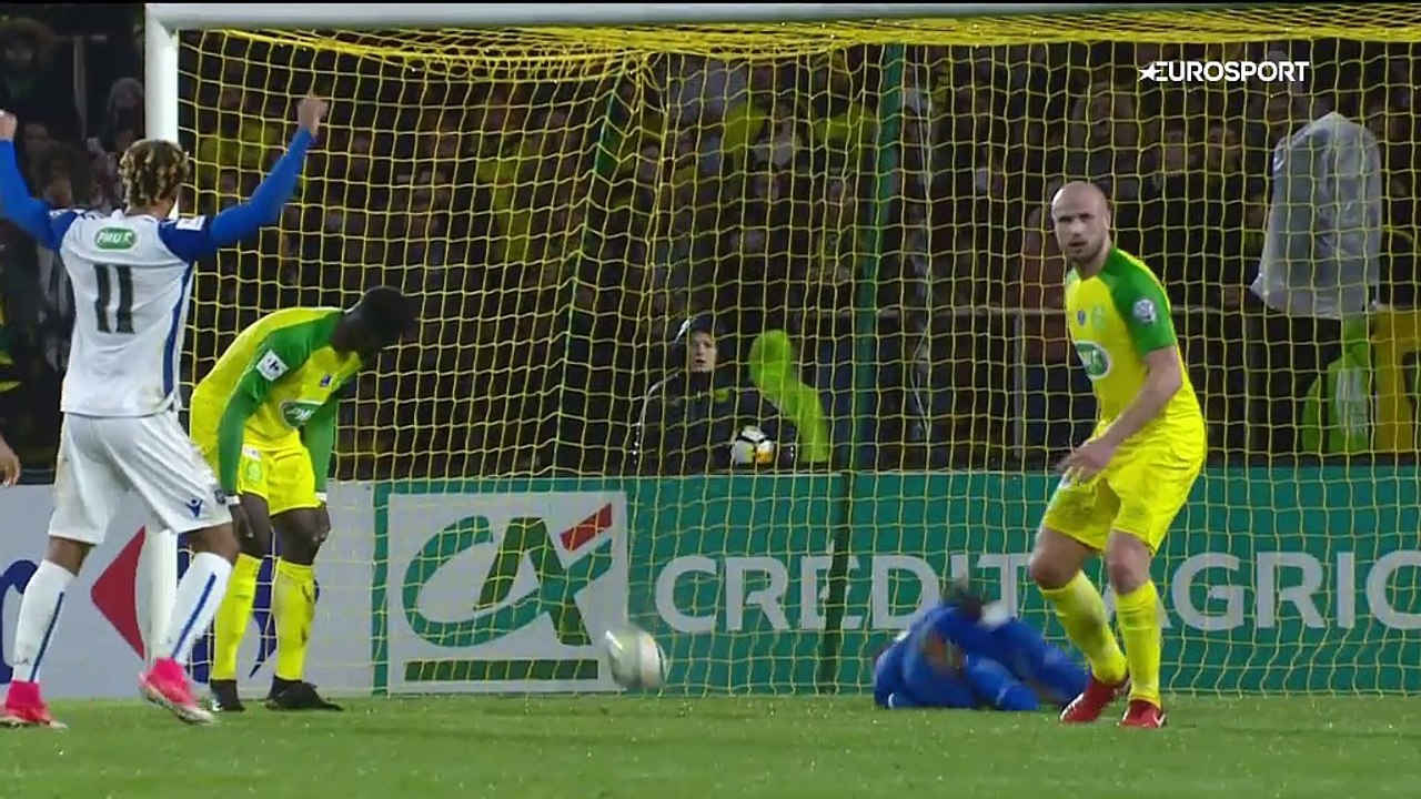 Nantes 3-4 Auxerre (COUP DE FRANCE) 23-1-2018