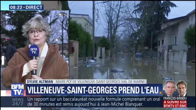 À Villeneuve-Saint-Georges, des déchets flottent dans les rues