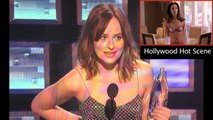 Dakota Johnson Suffers Wardrobe Malfunction On 2016 People's Choice Awards