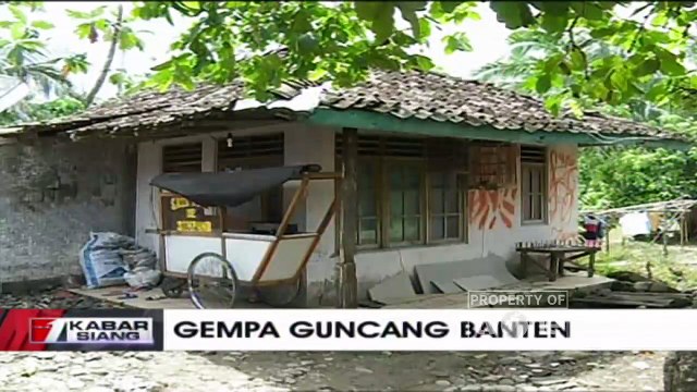 Laporan Langsung dari Lebak Banten Pasca Puluhan Rumah Diguncang Gempa
