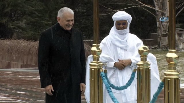 Başbakan Yıldırım, Nijer Başbakanı Rafini'yi resmi törenle karşıladı