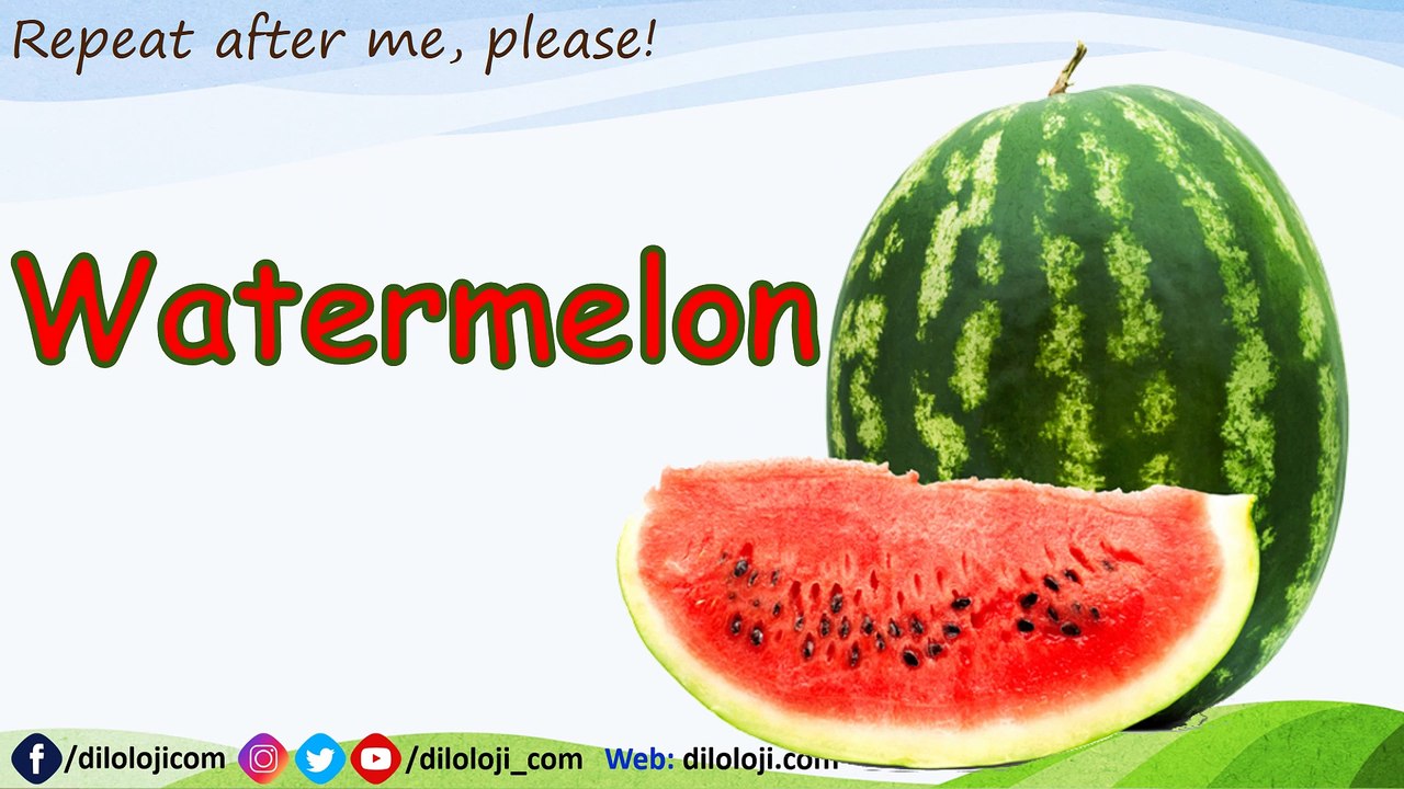 İngilizce Meyveler - Çocuklar İçin İngilizce