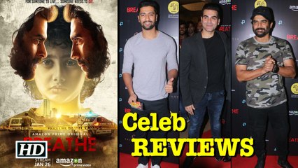 Celebs REVIEWS on “BREATHE” | R. Madhvan | Amit Sadh