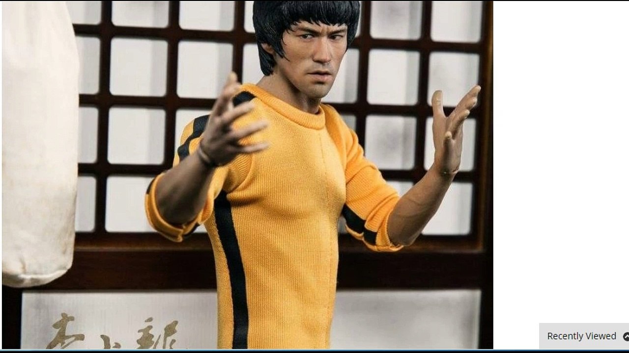 Bruce Lee Gold AliExpress Kung Fu collectible toys Золото Брюс Ли Кунг-фу АЛИЭКСПРЕСС