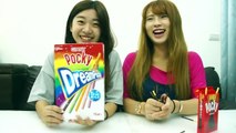 POCKY驚奇一發玩具 多人桌遊 抽抽樂 吃貨們 日本韓國人氣網購美食開箱 Sunny Yummy toys 的大姐姐團購美食開箱 Japanese Toy GIANT CANDY Surprise