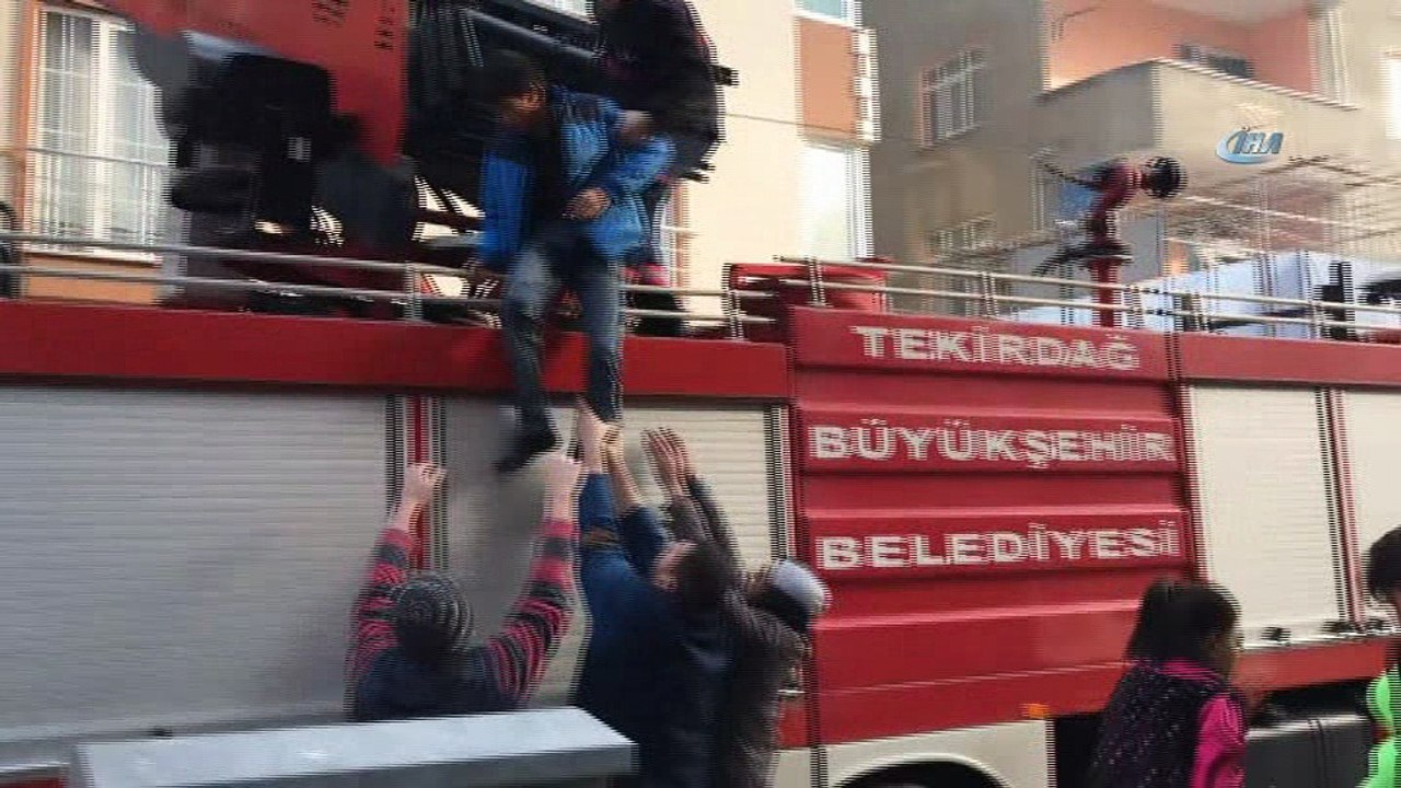 Yangında can pazarı yaşandı