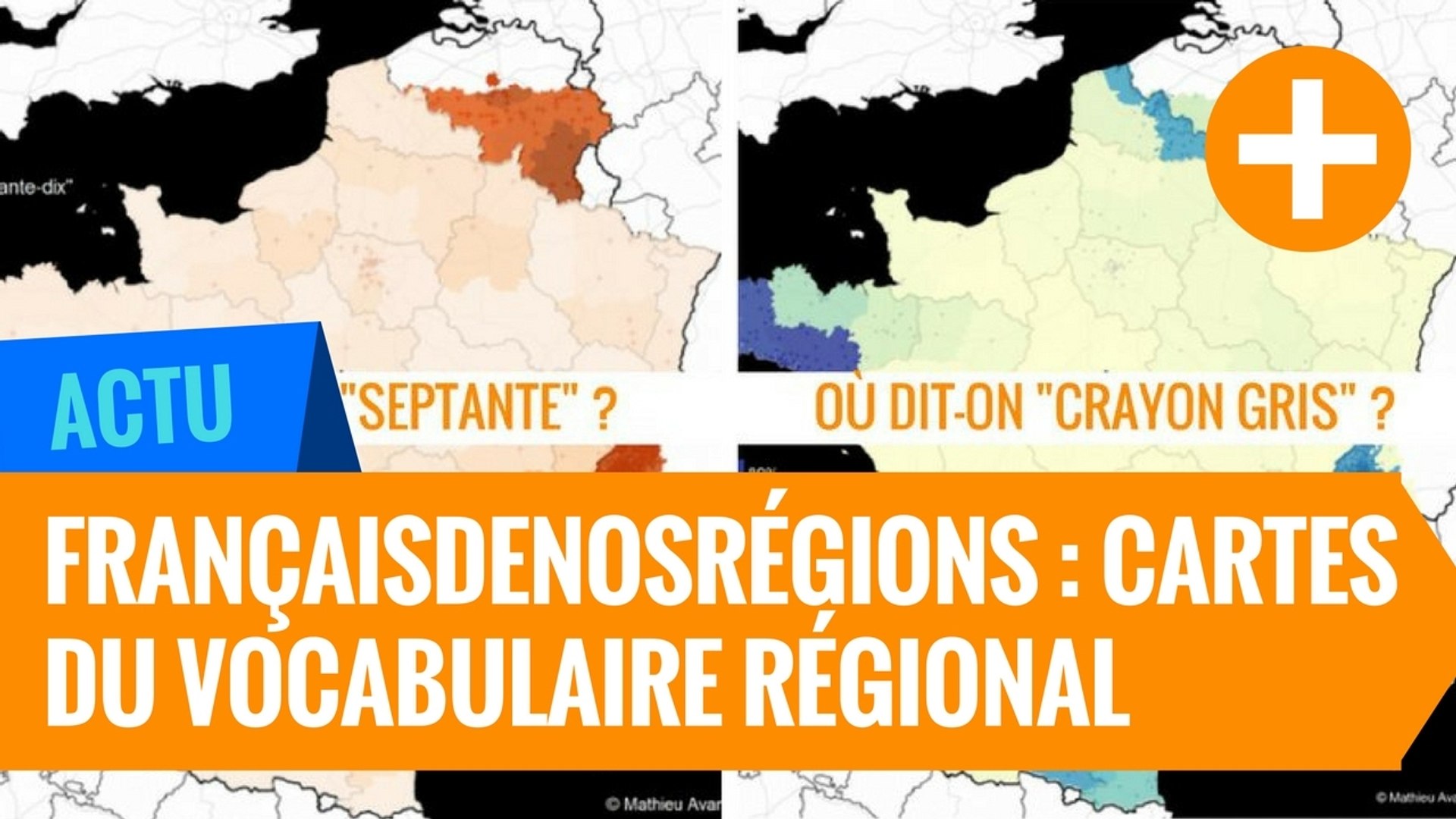 Français de nos régions : les cartes du vocabulaire régional français -  Vidéo Dailymotion