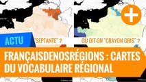 Français de nos régions : les cartes du vocabulaire régional français