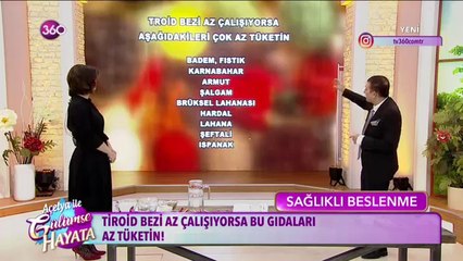 Troid bezi az çalışanlar için tüketilmesi gereken besinler