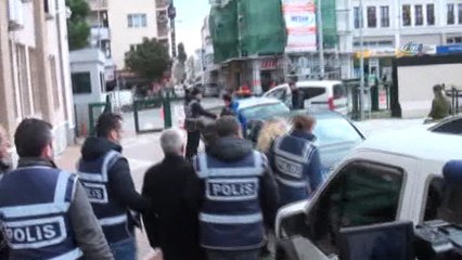 Terör propagandası yapan şüpheliler adliyeye sevk edildi