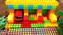 learn colors with tayo the little bus parking  for Kids Building Blocks Toys for Children