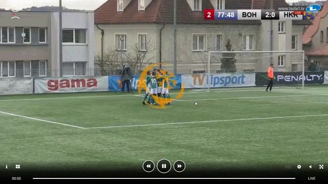 2-0 Michal Šmíd Goal International Tipsport Liga Semifinal - 24.01.2018 Bohemians 1905 2-0...