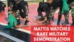 James Mattis watches Indonesian forces drink snake blood, walk on fire and break bricks