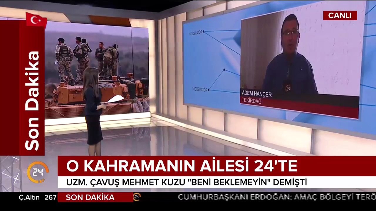 24 ekibi "İstikamet Kızıl Elma" diyen o kahraman Mehmetçiğin evinde