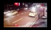 Ortaköy’de gece kulübüne silahla saldırı kamerada