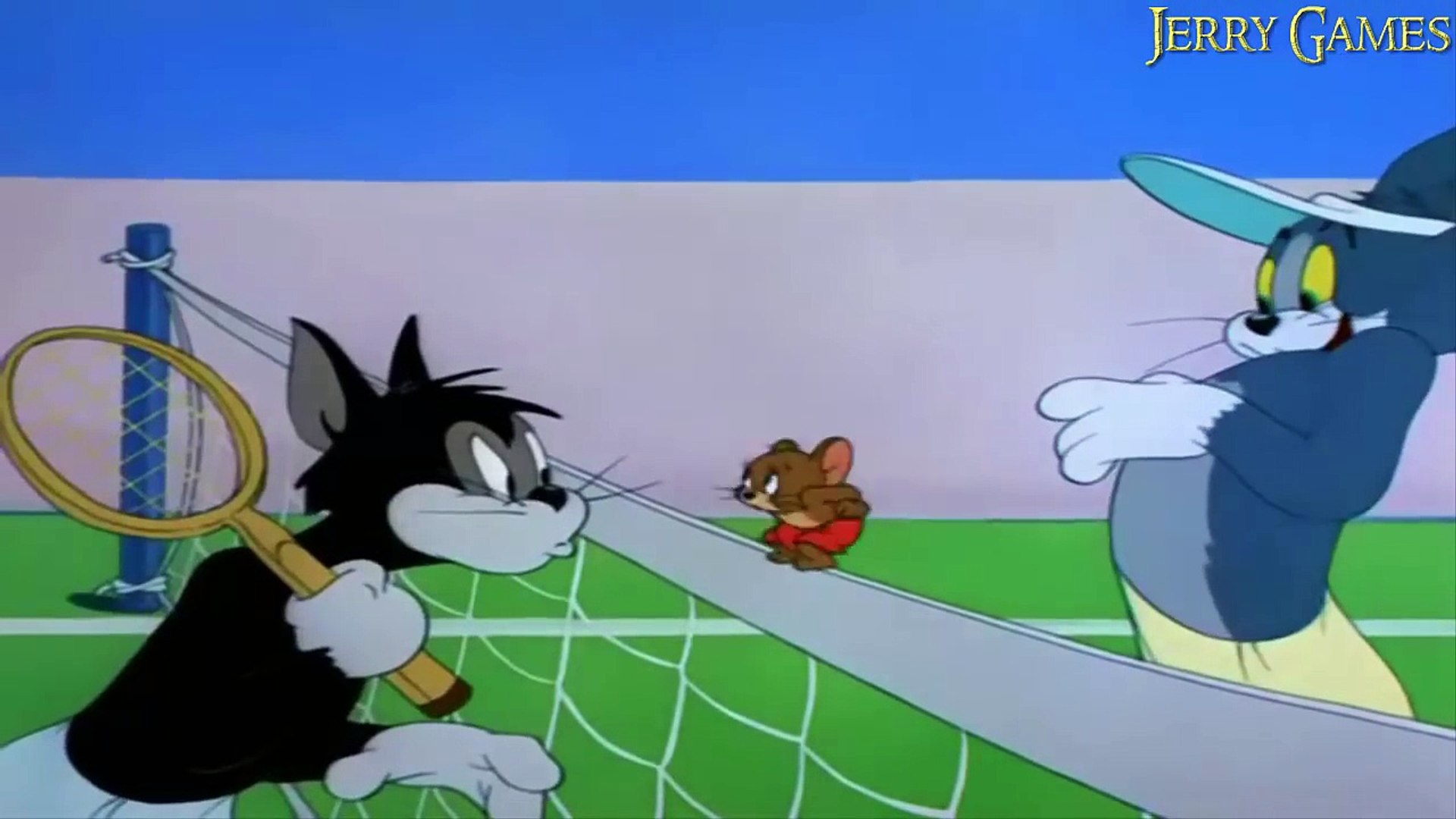 Tom and Jerry Full Episodes | Tennis Chumps (1949) Part 2/2 - (Jerry Games)  - video Dailymotion